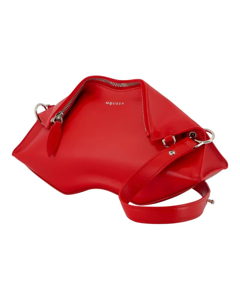 Alexander McQueen Women's Manta Clutch -  Leather Red Calfskin Bags Clutches Red