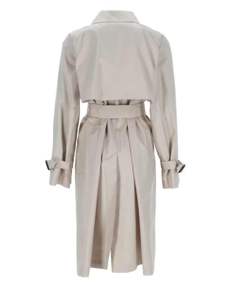 Max Mara Anti-Drip Cotton Trench Coat — Beige Beige