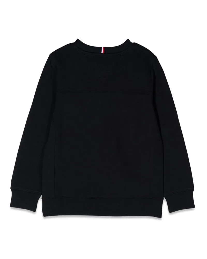 Tommy Hilfiger Cotton-Blend Crewneck Sweatshirt — Blue Blue