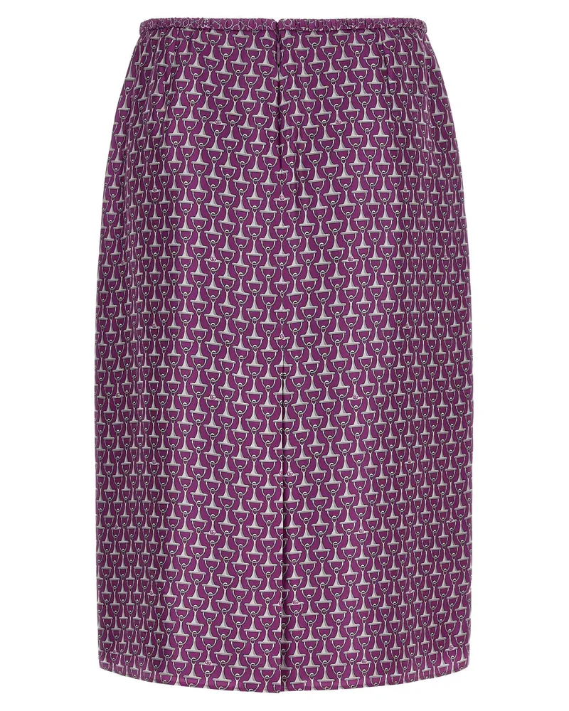 Gucci Morsetto Skirt — Purple Purple