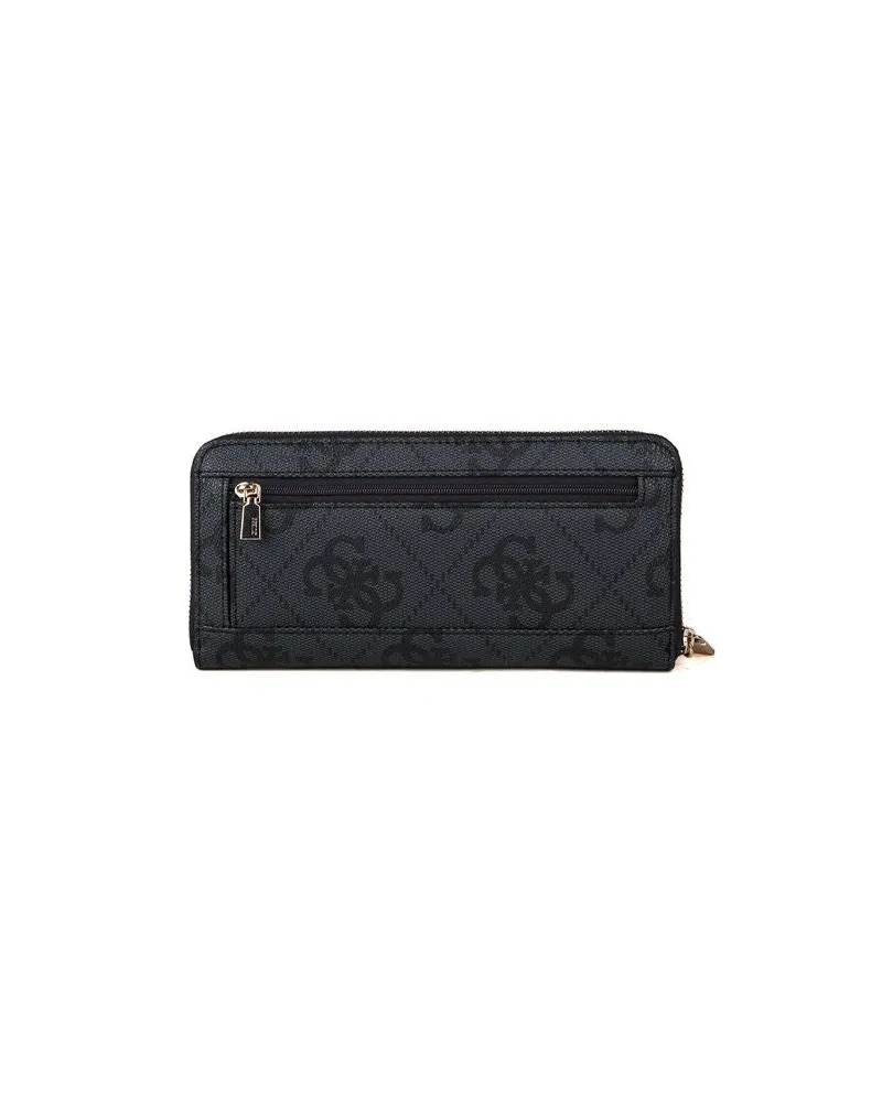 Guess Women's Wallet Coal Logo Polyurethane Bags Black