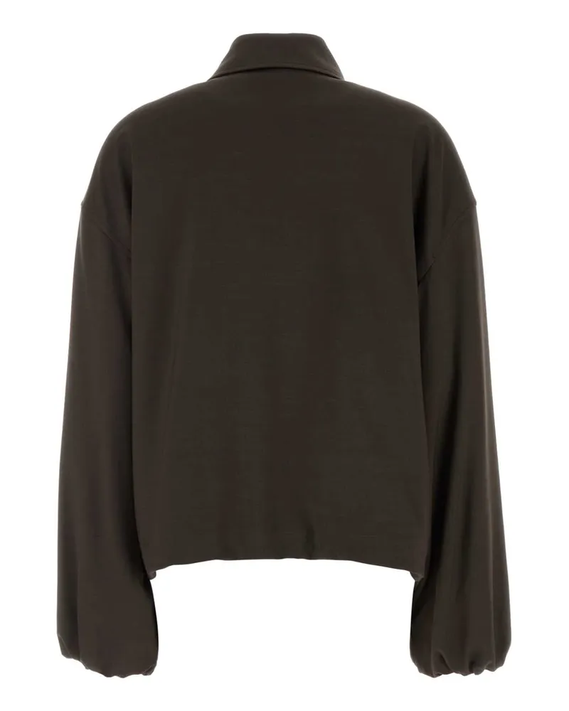Loewe Wool-Blend Jacket — Brown Brown