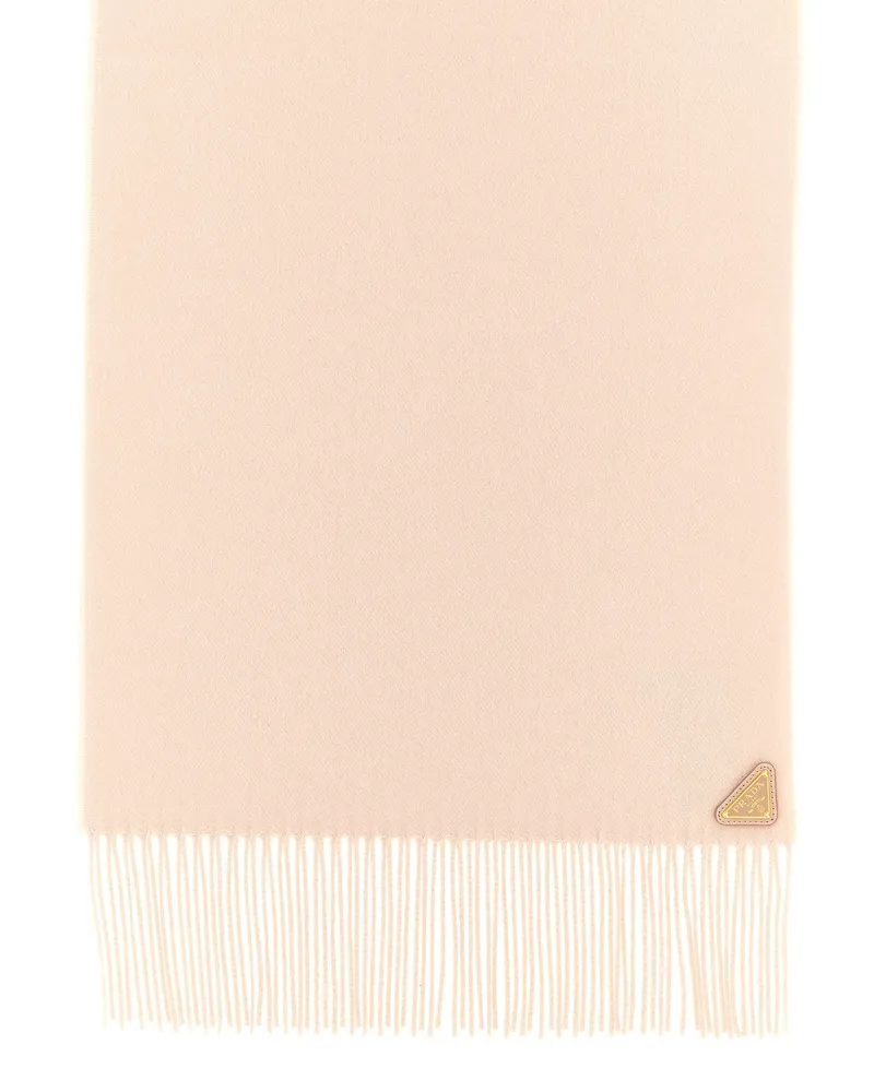 Prada Silk and Cashmere Scarf — Beige Beige