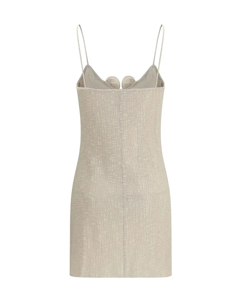 Magda Butrym Women's Beige Lyocell Casual Dress Beige