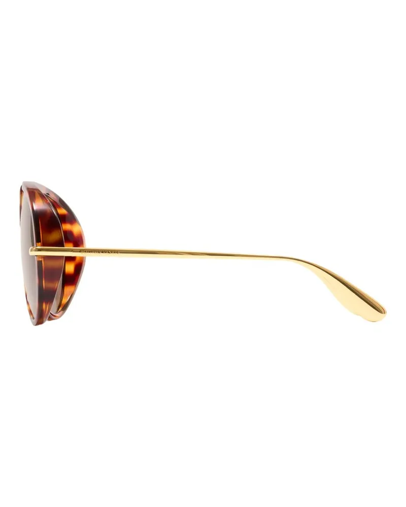 Bottega Veneta Women's Bv1274s-005 Sunglasses Brown Acetate Brown