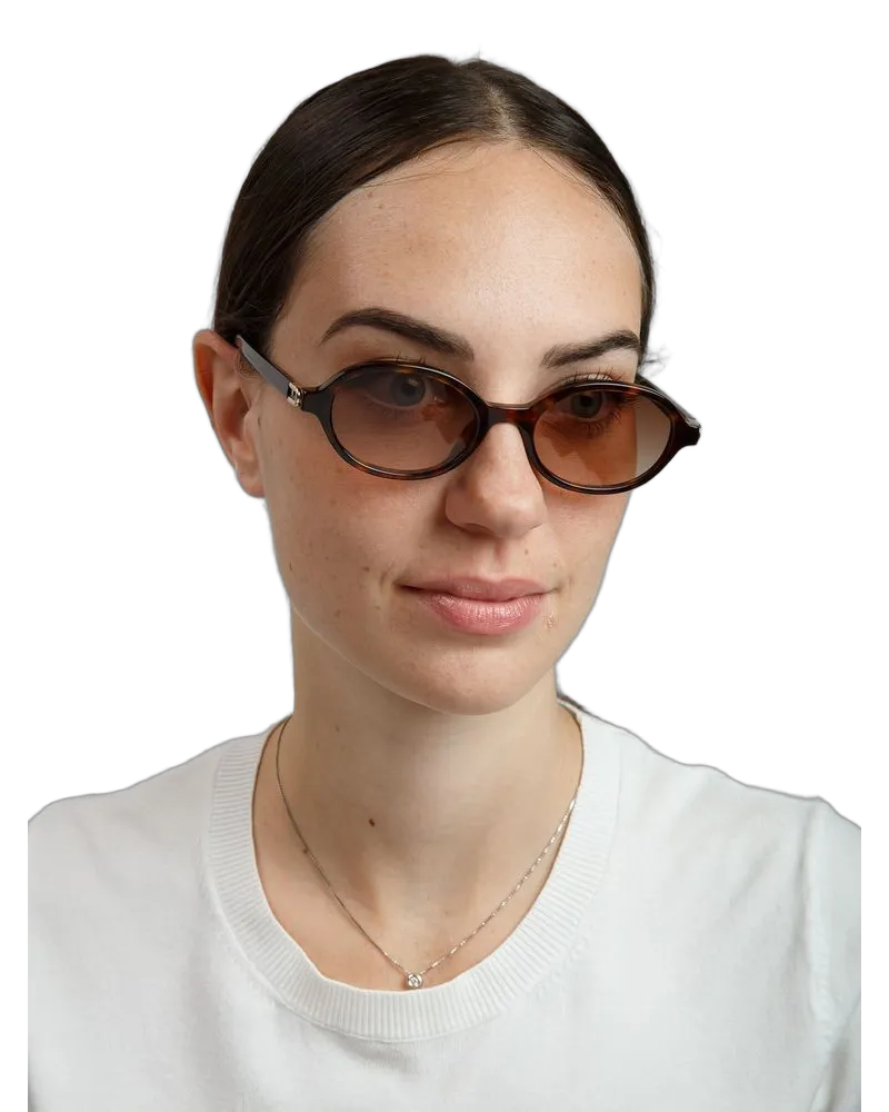 Furla Women's Sunglasses Havana Acetate Brown