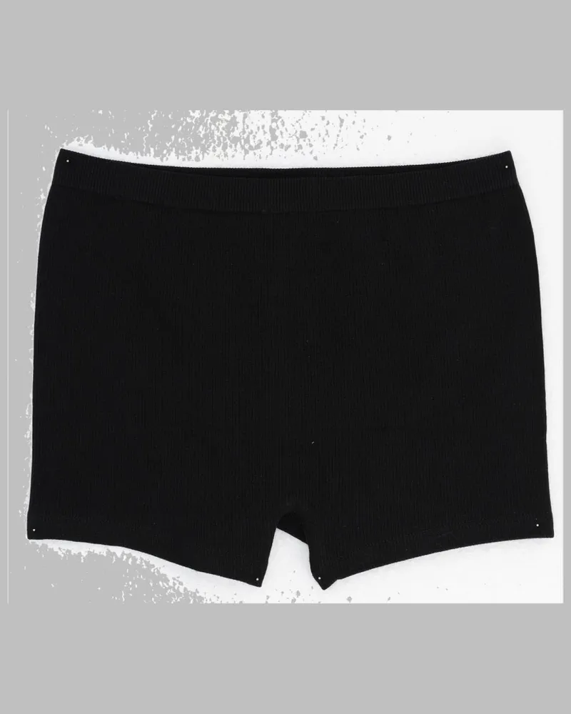 Maison Margiela Stretch Cotton Blend Boxer Briefs — Black Black
