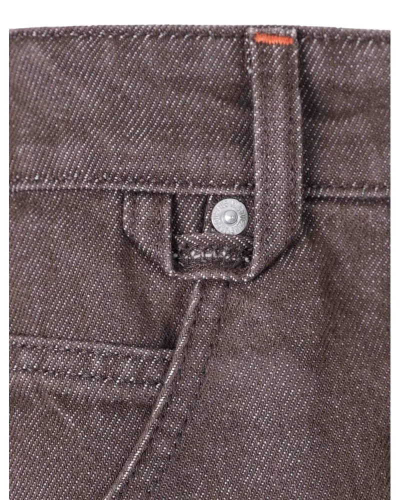 Jacquemus Denim Cotton Jeans — Brown Brown