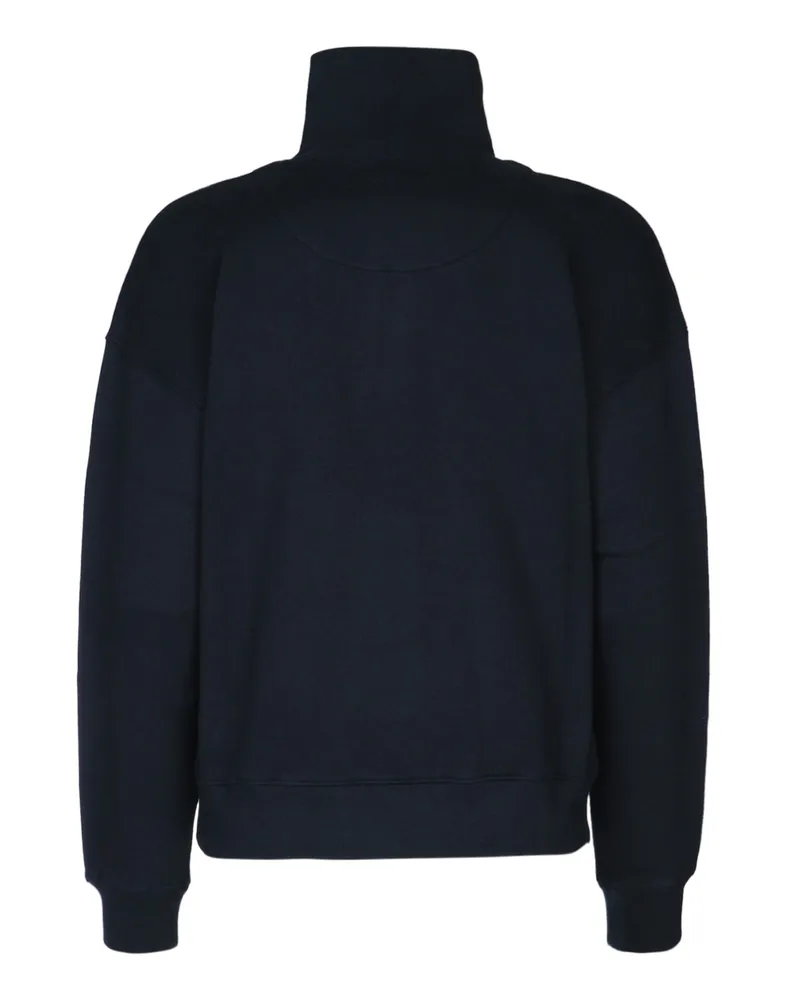 Kitsuné Women's Felpa Deepnavy Monoensemble = Cotton Felpe Sweater Navy