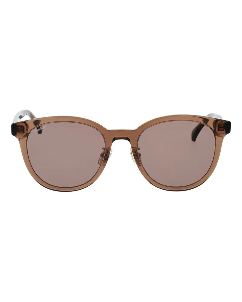 Max Mara Women's Brown Acetate Sunglasses Brown