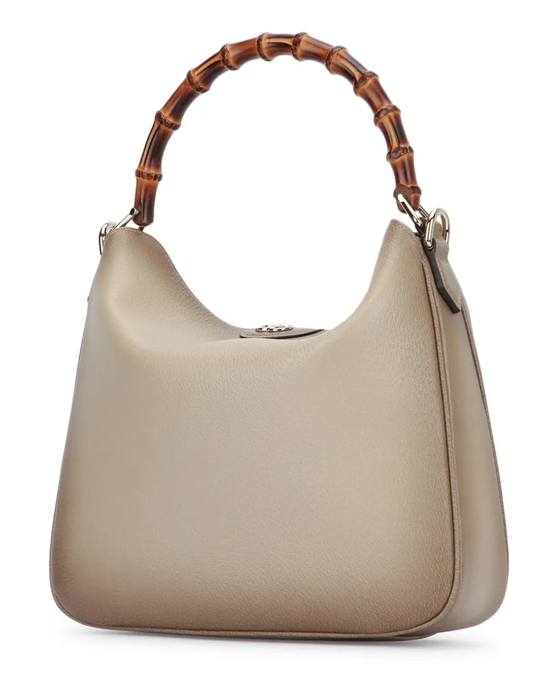 Gucci Women's Handbag  Diana Pigprint C Beige Calf Skin Borse A Mano Bag Beige