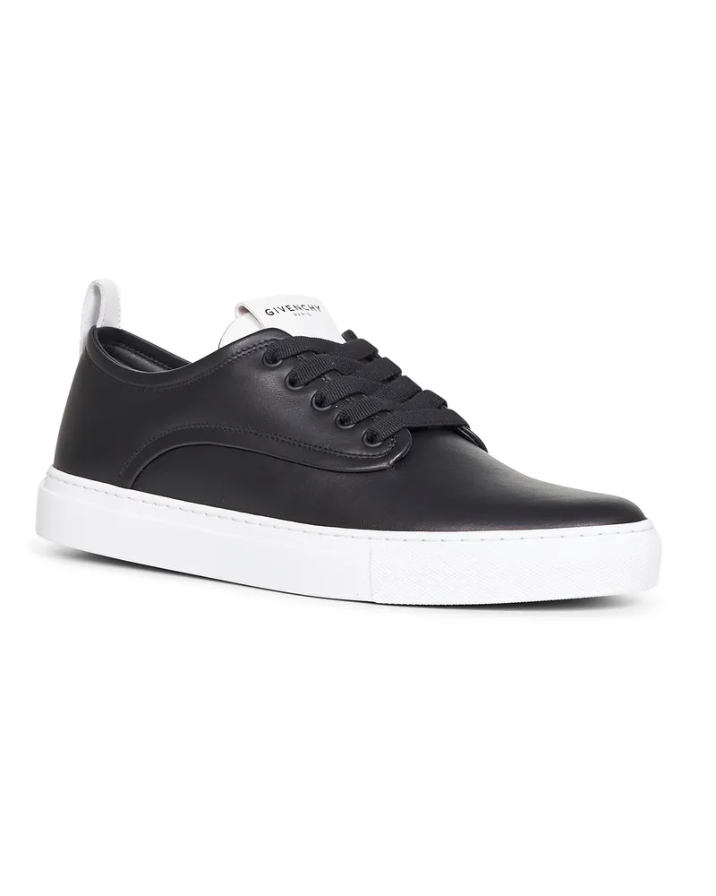 Givenchy Men's Black Calf Leather New City Sneakers Trainers Black
