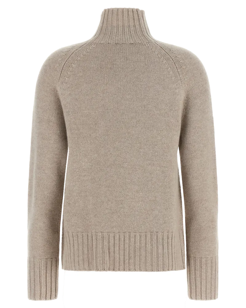 Max Mara Max Mara Wool and Cashmere Blend Sweater — Beige Beige