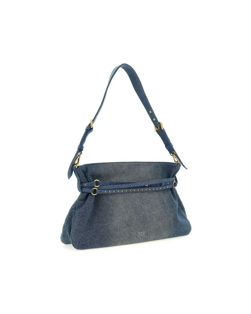 Pinko Belt Shoulder Bag — Blue Blue