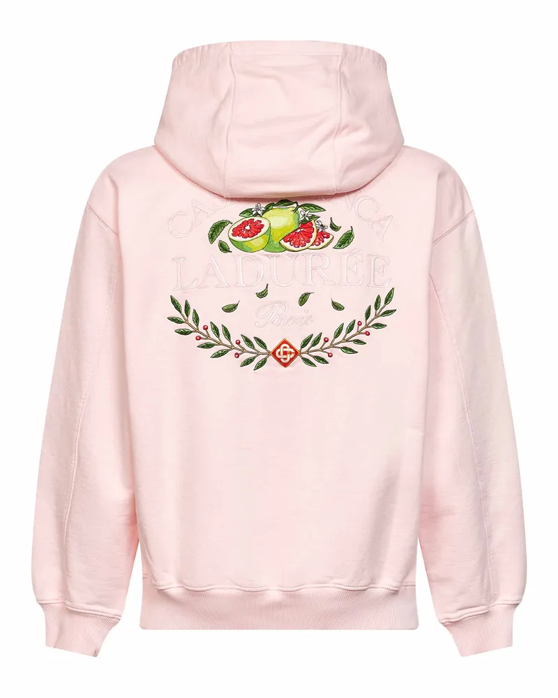 Casablanca Paris Men's Hoodie Pink Cotton Organic Sweatshirts Sweater Pink