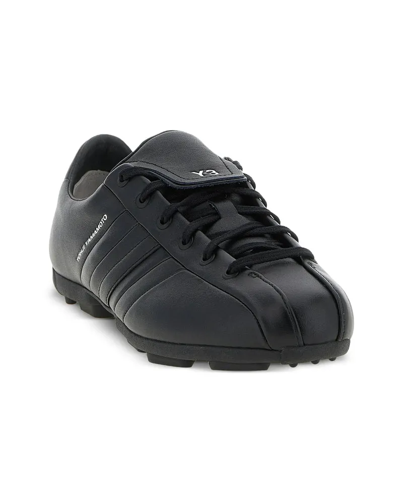 adidas Logo Stripe Sneaker — Black Black