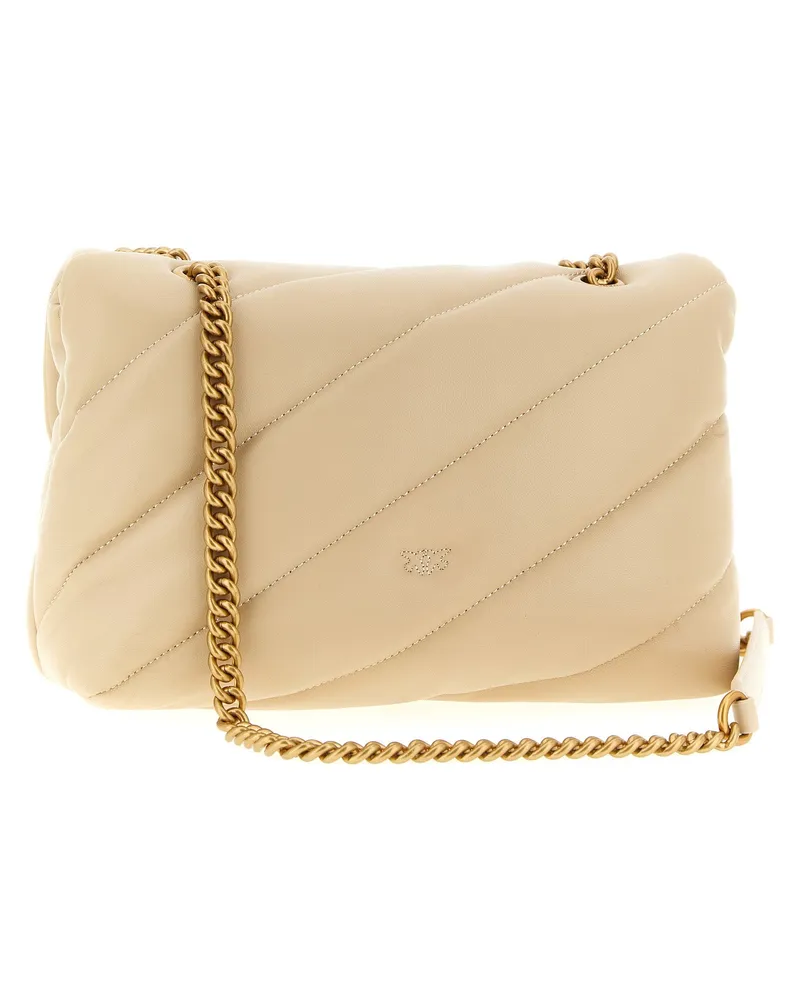 Pinko Love Puff Shoulder Bag — Beige Beige