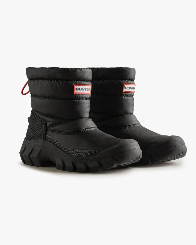 Hunter Intrepid Tall Snow Boot — Black Black