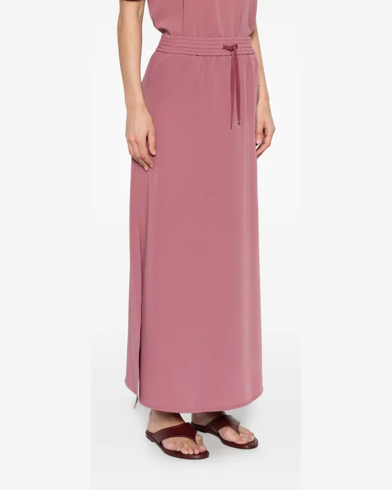 Herno Women's Long Skirt Pink Pink