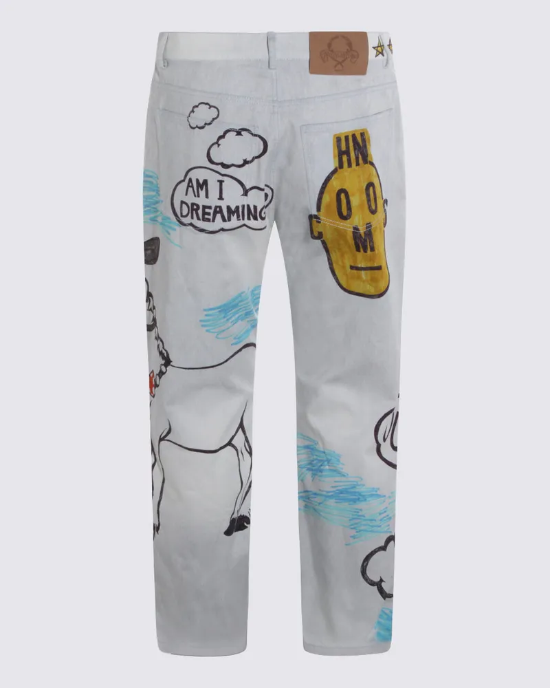 Moschino Men's Jeans White _co White