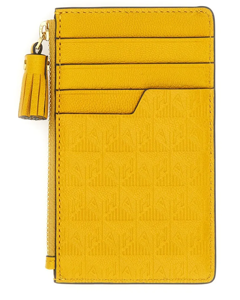 Anya Hindmarch Coco Pops Card Case — Yellow Yellow