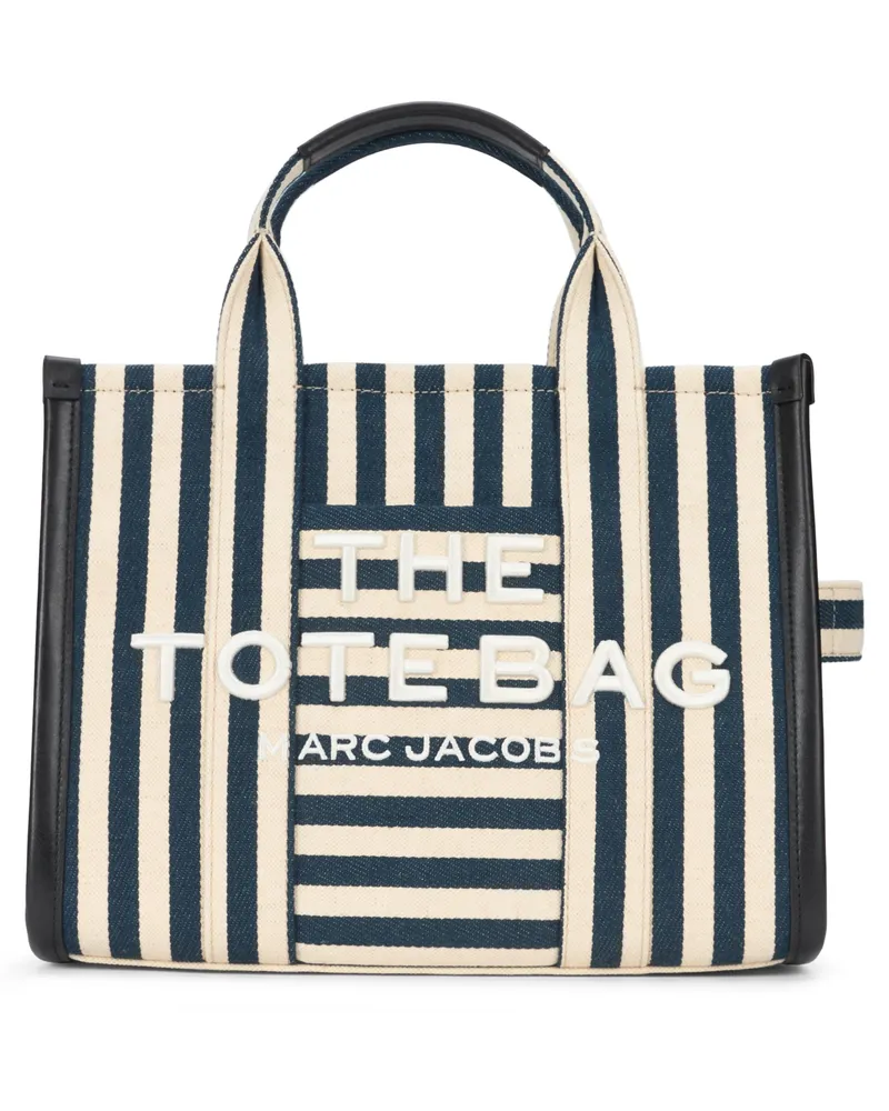 Marc Jacobs Striped Canvas Tote Bag — Navy Navy