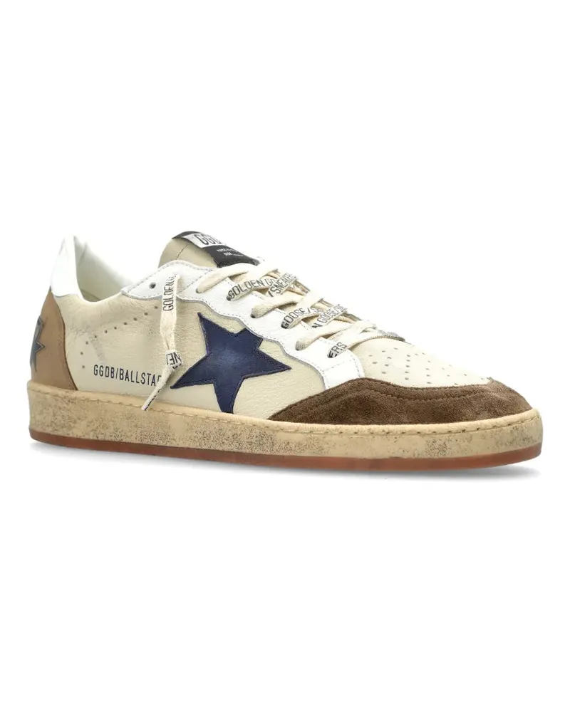 Golden Goose Men's Ball Star Star-Patch Sneakers Aw26 M Cream