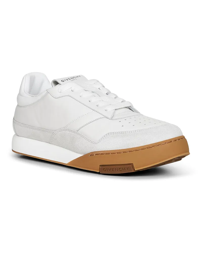 Givenchy Men's White Leather Yard Sneakers Calf Trainers White