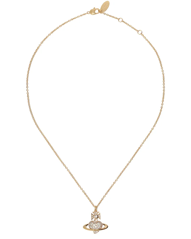 Vivienne Westwood Women's Necklace With Heart Pendant, Gold Brass Necklaces Gold