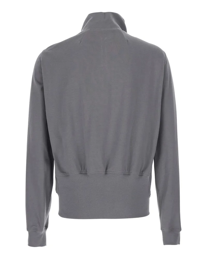 Rick Owens Men's Bauhaus Joggers Grey Cotton Sweatshirts Sweater Gray