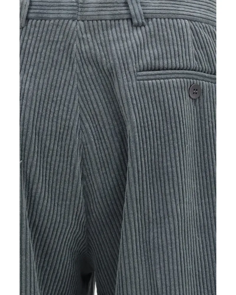 Magliano Cotton Corduroy Trousers — Gray 