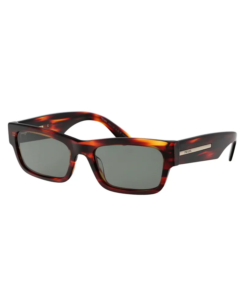 Prada Men's Sunglasses 0pr A03s Red-Black Havana Acetate Red/black Red