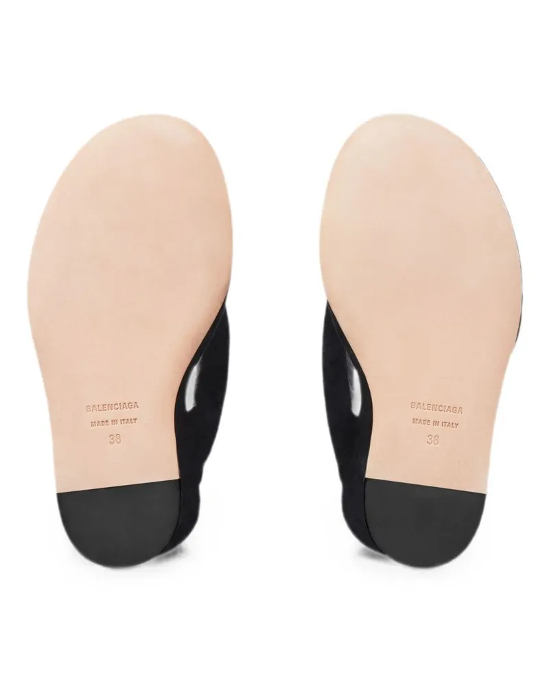 Balenciaga Paris Sandals — Black Black
