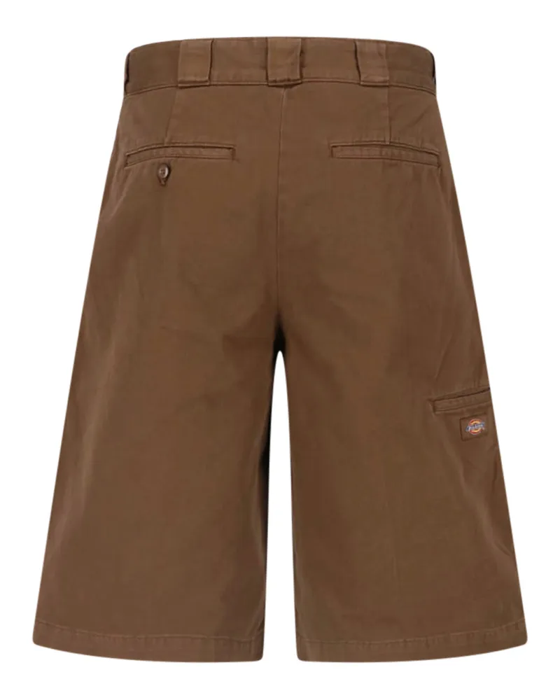 Dickies Men's Trousers Brown Cotton Brown