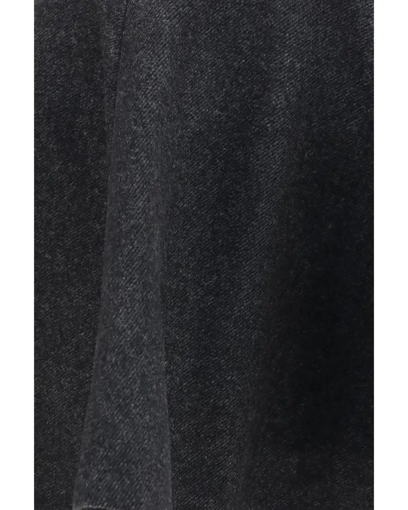 Ganni Women's Skirt Peacoat Wool Phantom (ovis Aries Black