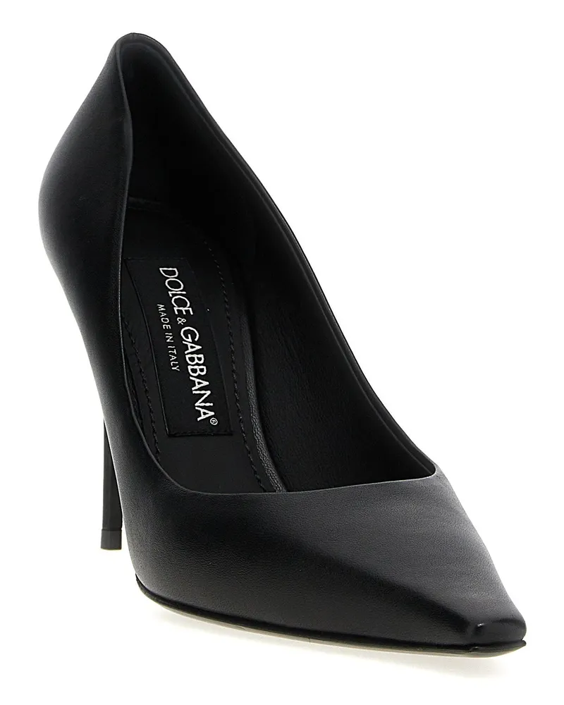 Dolce & Gabbana Mun Pump — Black Black