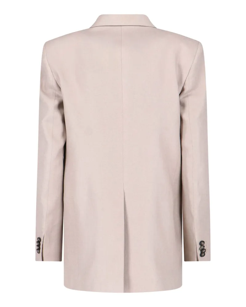 Tagliatore Women's Dresses Grey Linen Beige