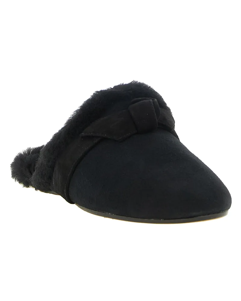 Alexandre Birman Calfskin with Clarita Knot Mule — Black Black