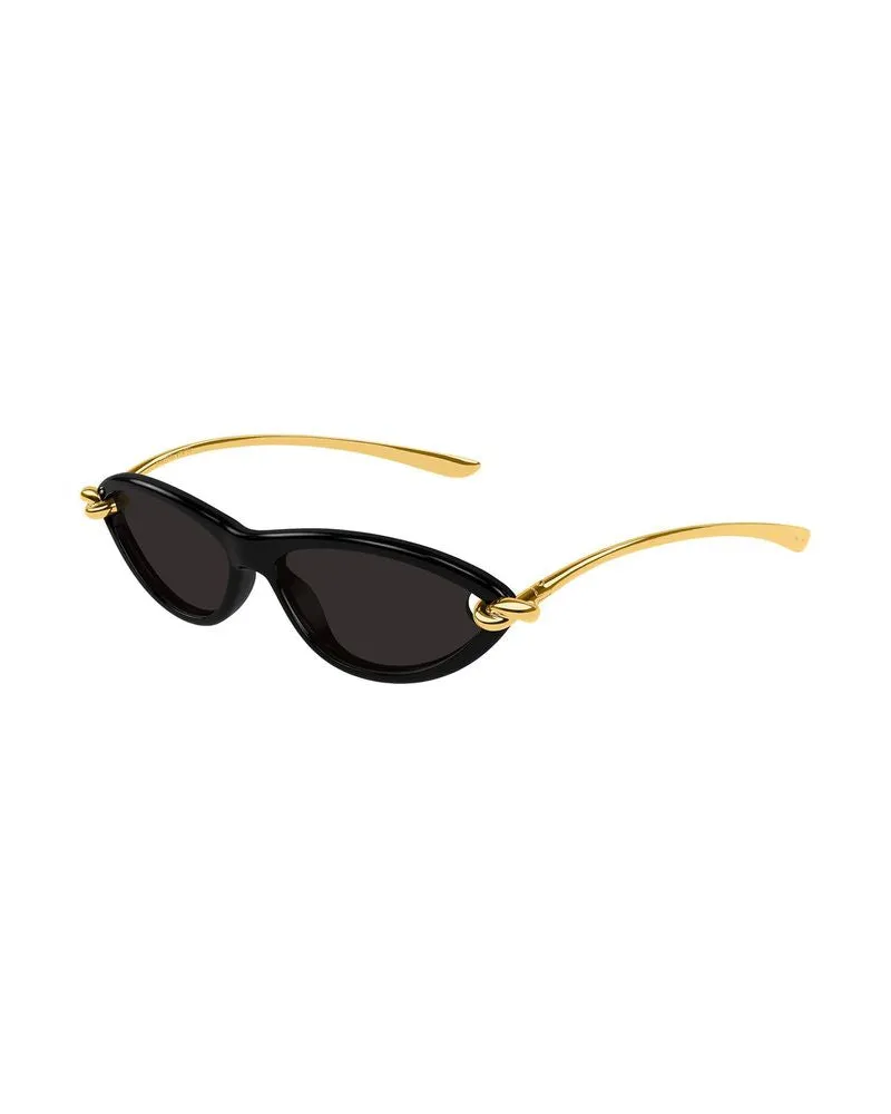 Bottega Veneta Women's Sunglasses Black-Grey Injection Black