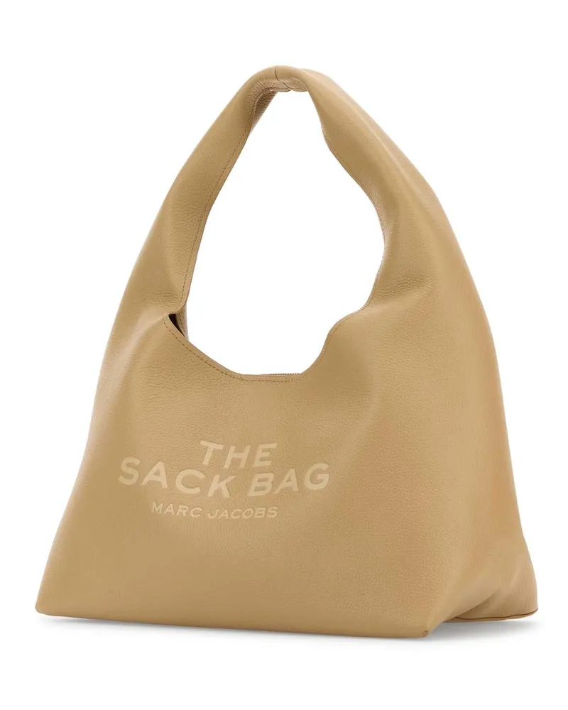 Marc Jacobs Women's Beige Leather The Sack Bag Shopping Camel Cow Borse A Mano Beige
