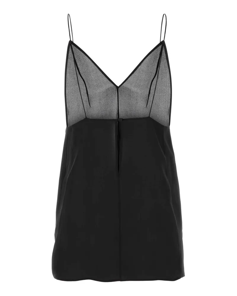 KHAITE Women Tank Top Black Silk Tops Black