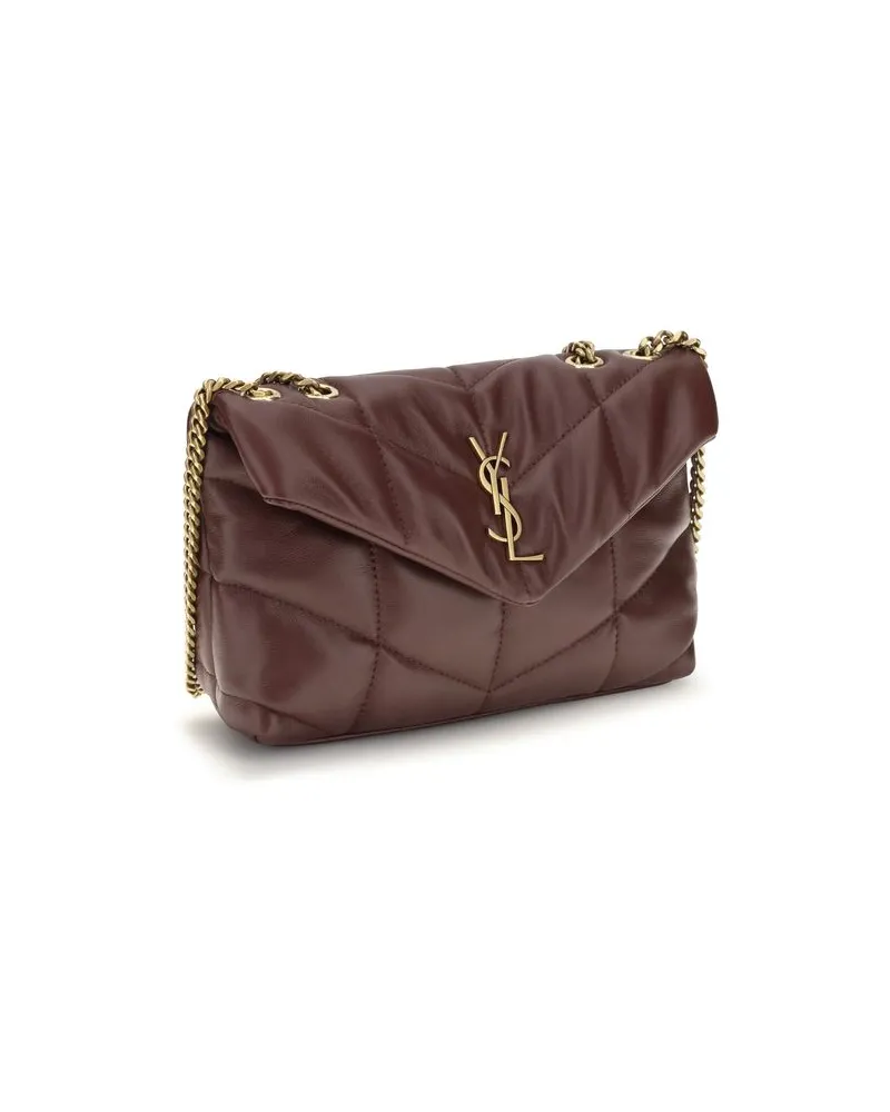 Saint Laurent Shoulder Bag — Bordeaux Bordeaux