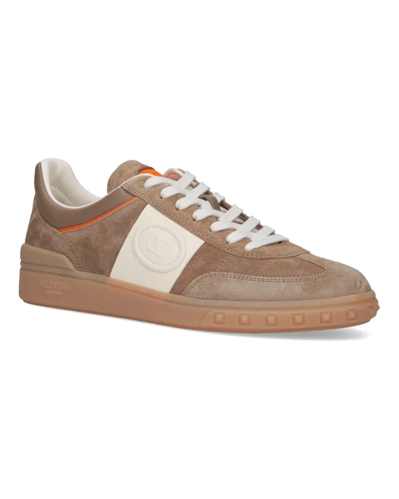 Valentino Garavani Men's Sneakers Brown Leather Brown