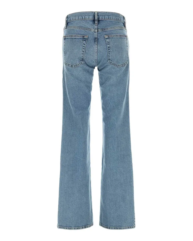 Frame Denim Women's Stretch Denim The Rodeo Jeans Spir Exterior: Cotton Elastane Blue