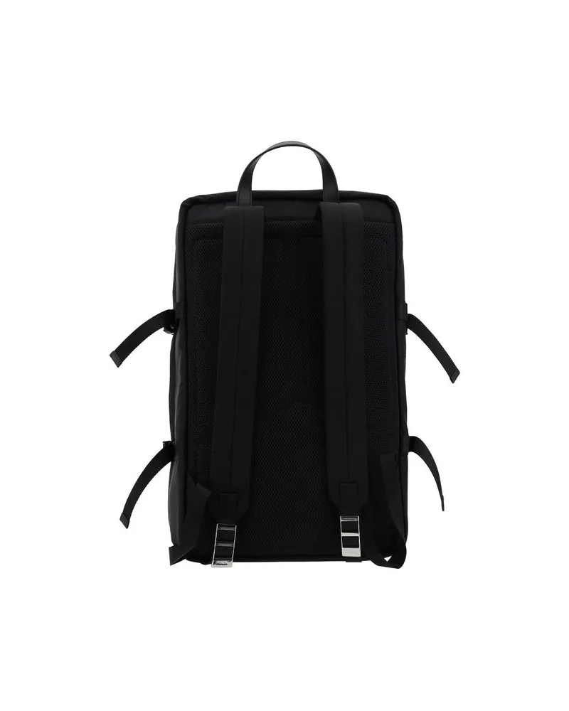 Prada Nylon Backpack — Black Black