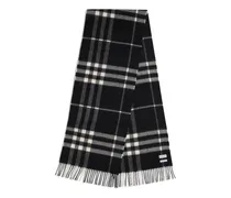 Women's Embroidered Cashmere Scarf Black-Calico Kashmir-Capra Hircus Black/calico Kashmir/capra Scarfs