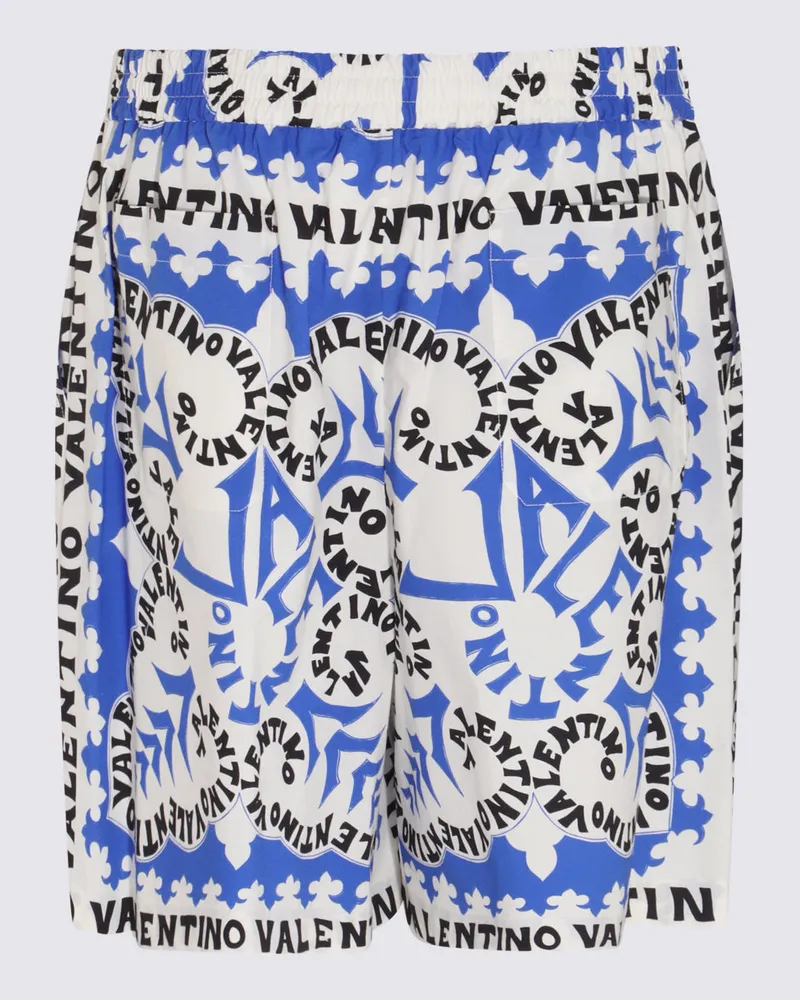 Valentino Garavani Men's Shorts Multi Blue _co Blue