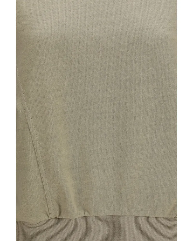 Brunello Cucinelli Cotton-Linen Blend Sweatshirt — Beige Beige
