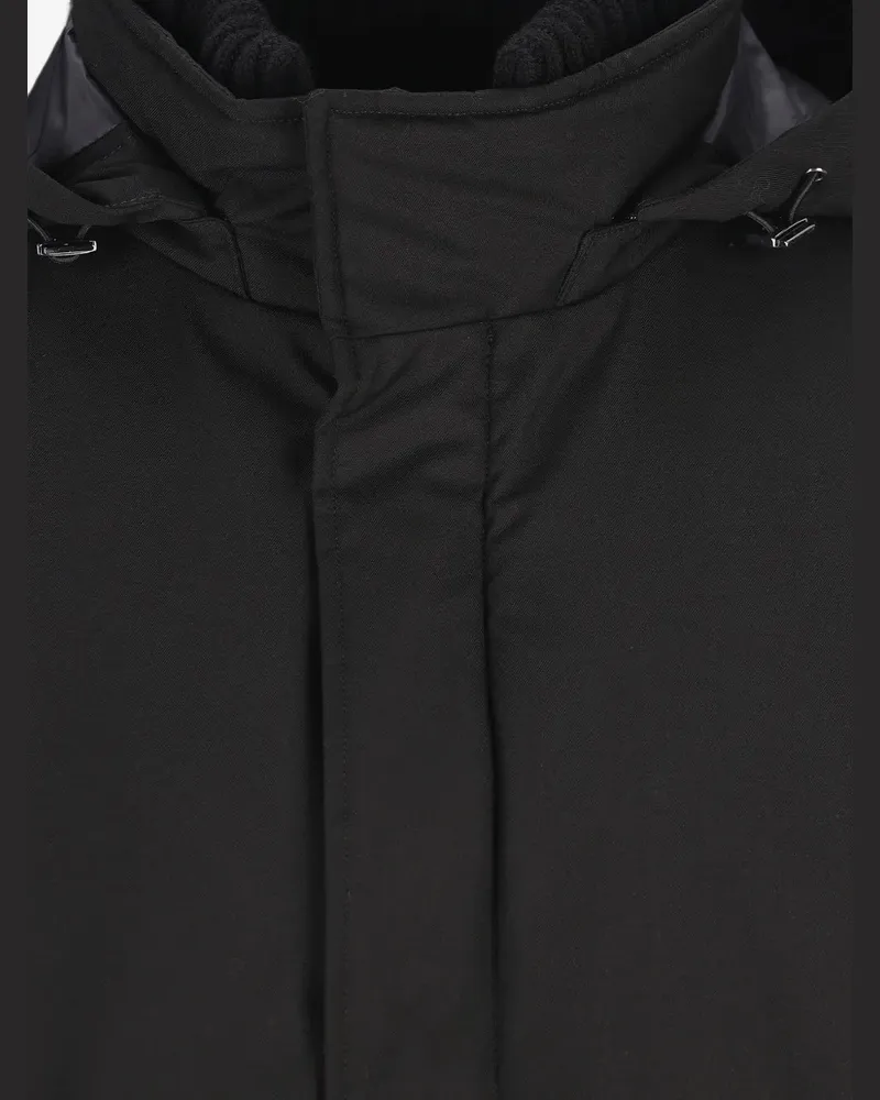 Herno Women's Hooded Jacket Aw25 M Black