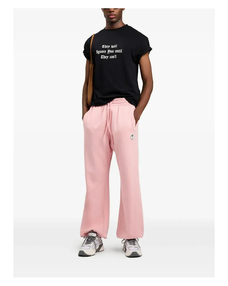 Palm Angels Graphic Print Cotton T-Shirt — Black Black